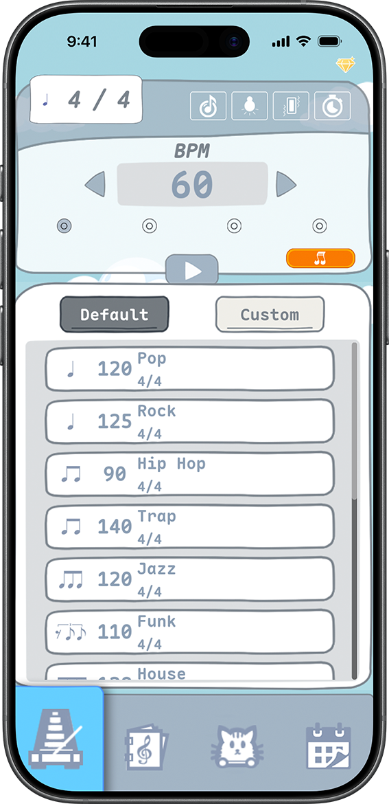 Custom Rhythm Patterns